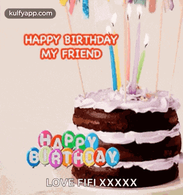 Happy Birthday My Friend Happybirthday GIF
