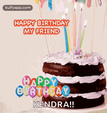 Happy Birthday My Friend Happybirthday GIF