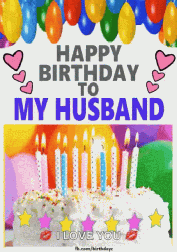 Happy Birthday My Husband GIF