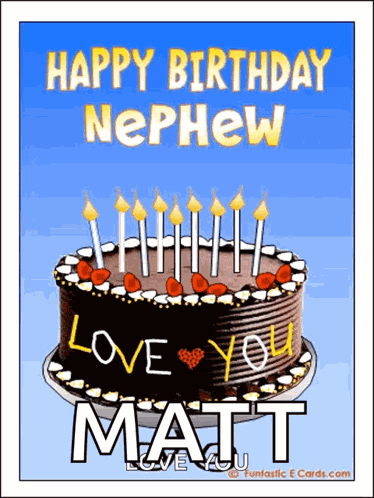 Happy Birthday Nephew GIF