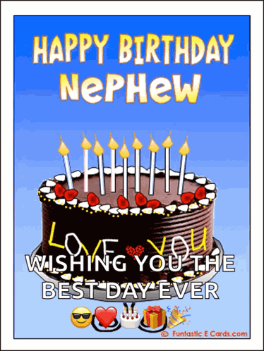 Happy Birthday Nephew GIF