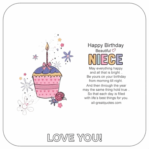 Happy Birthday Niece GIF