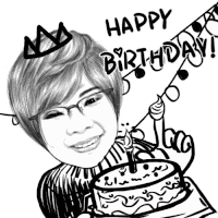 Happy Birthday Sticker