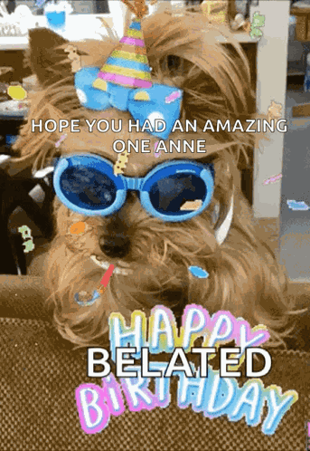 Happy Birthday Party Hat GIF