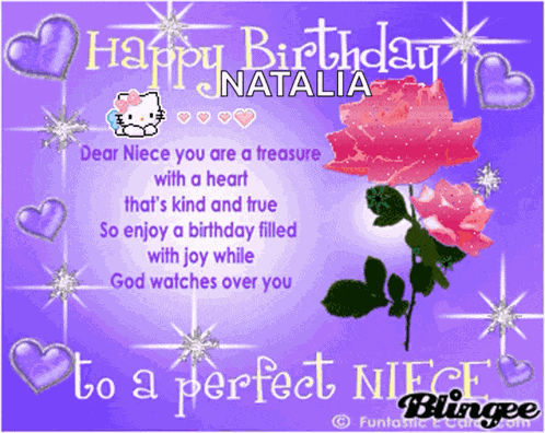 Happy Birthday Perfect Niece GIF