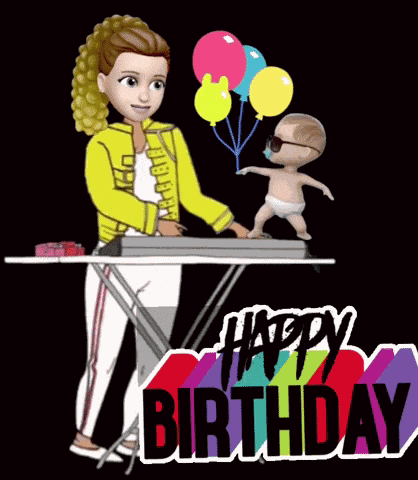 Happy Birthday Piano GIF
