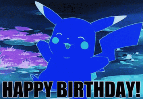Happy Birthday Pikachu GIF