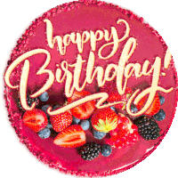 Happy Birthday Sticker