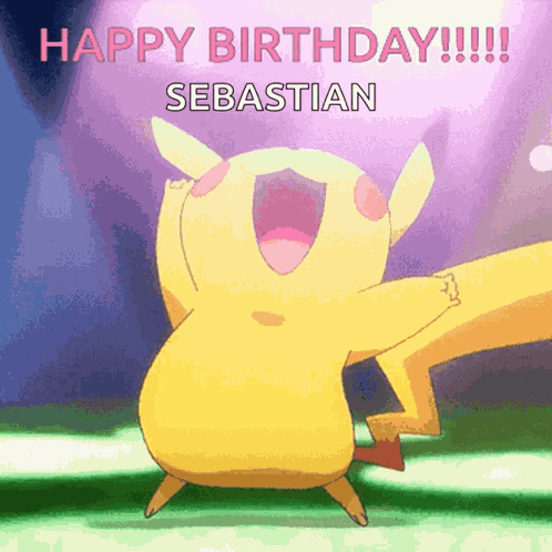 Happy Birthday Pokemon GIF