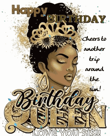 Happy Birthday Queen GIF