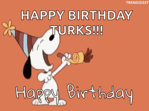 Happy Birthday Snoopy GIF