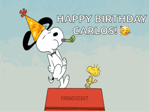Happy Birthday Snoopy GIF