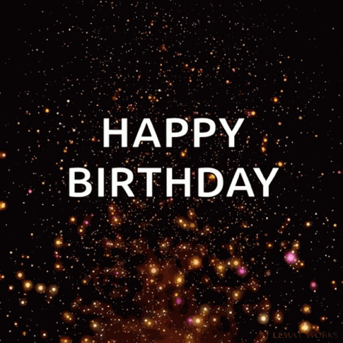 Happy Birthday Stars GIF