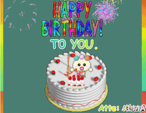 Happy Birthday To You Alma GIF