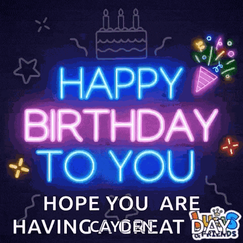 Happy Birthday To You Feliz Cumpleanos GIF