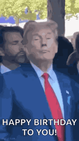 Happy Birthday Trump GIF