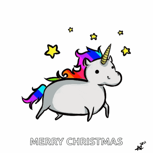 Happy Birthday Unicorn GIF