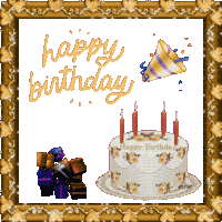 Happy Birthday Sticker