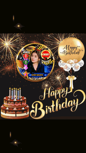 Happy Birthday Wishes Aish GIF