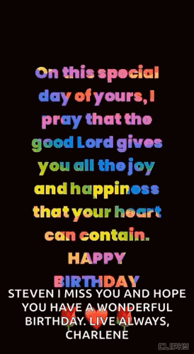 Happy Birthday Wishes GIF