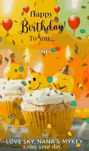 Happy Birthday Wishes Enjoy Your Day GIF