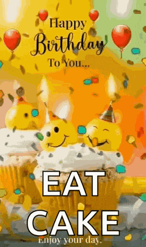 Happy Birthday Wishes Enjoy Your Day GIF