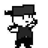 Happy Blocky Dance Clover Dance Sticker