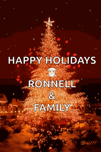 Happy Christmas Christmas Tree GIF