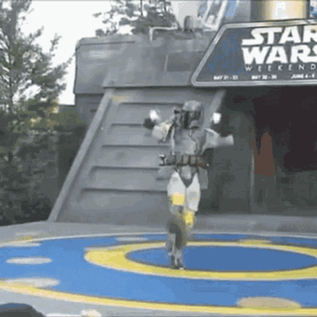 Happy Dance Boba Fett GIF