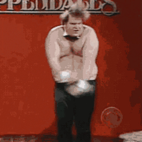 Happy Dance Chris Farley GIF