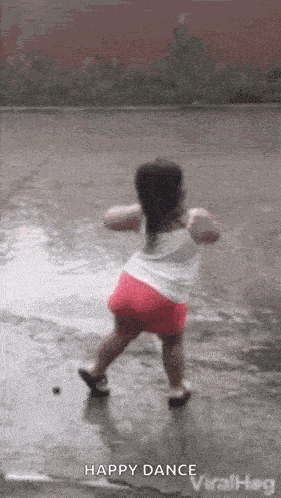 Happy Dance Little Girl GIF