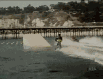 Happy Days Jumps The Shark... Literally! GIF