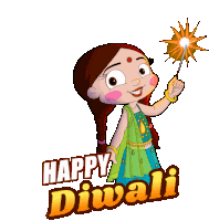 Happy Diwali Chutki Sticker