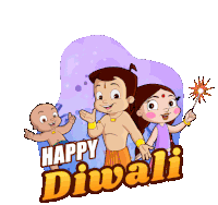Happy Diwali Raju Sticker