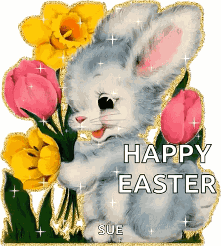 Happy Easter Bunny GIF