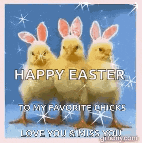Happy Easter Sparkles GIF