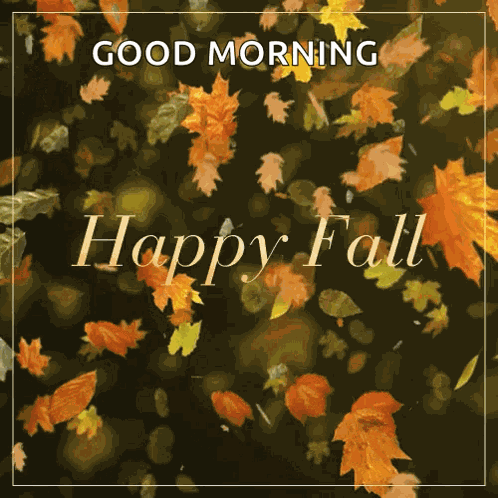Happy Fall First Day Of Fall GIF