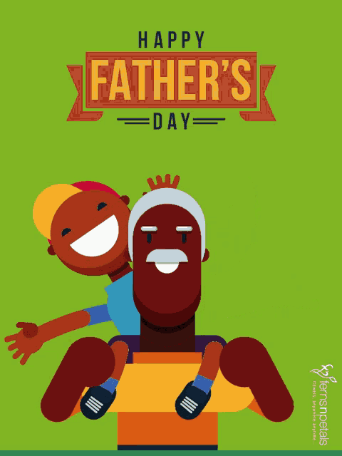 Happy Fathers Day Animation GIF