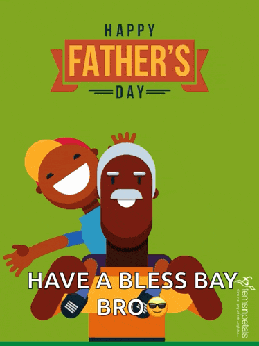 Happy Fathers Day Animation GIF