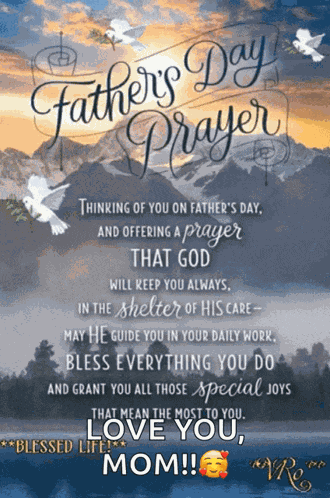 Happy Fathers Day Fathers Day Prayer GIF