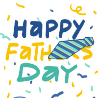 Happy Fathers Day For Dad Sticker