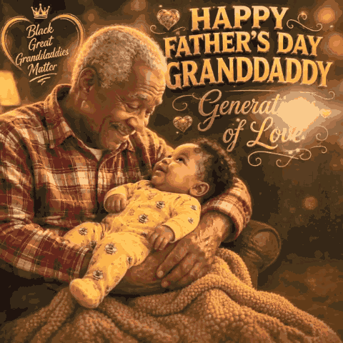 Happy Fathers Day Granddaddy Black Great Granddaddies Matter GIF