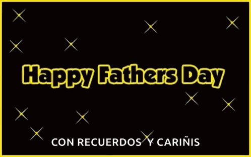 Happy Fathers Day Sparkle GIF