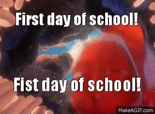Happy First Day GIF