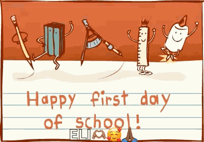 Happy First Day Of School 1st Day Of School GIF