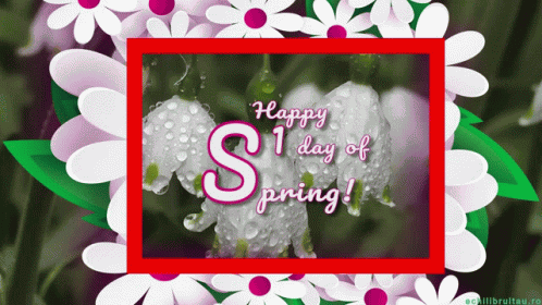 Happy First Day Of Spring Happy Spring GIF