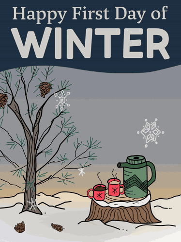 Happy First Day Of Winter Happy Winter GIF