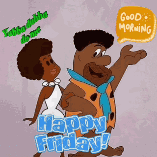 Happy Friday Flintstones GIF