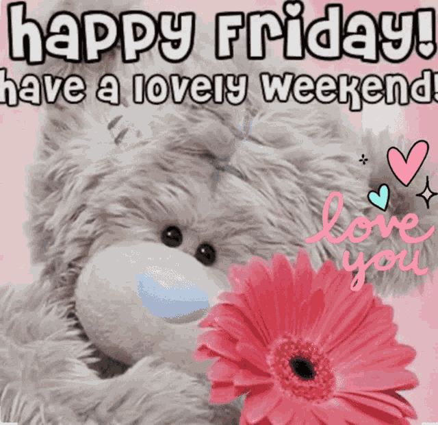 Happy Friday Have A Lovely Weekend GIF