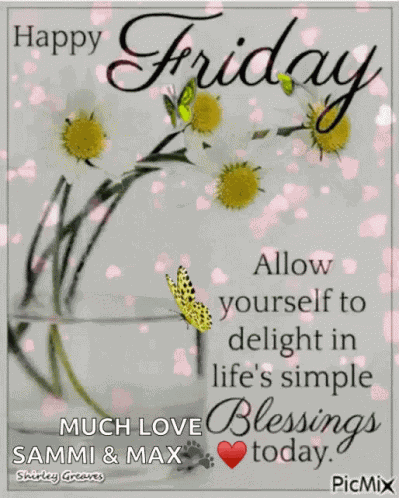 Happy Friday Hearts GIF